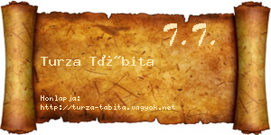 Turza Tábita névjegykártya